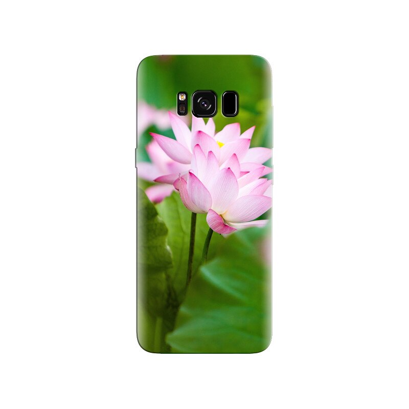 Husa Samsung S8 Twol Pink Lotus Flowers And Leaves
