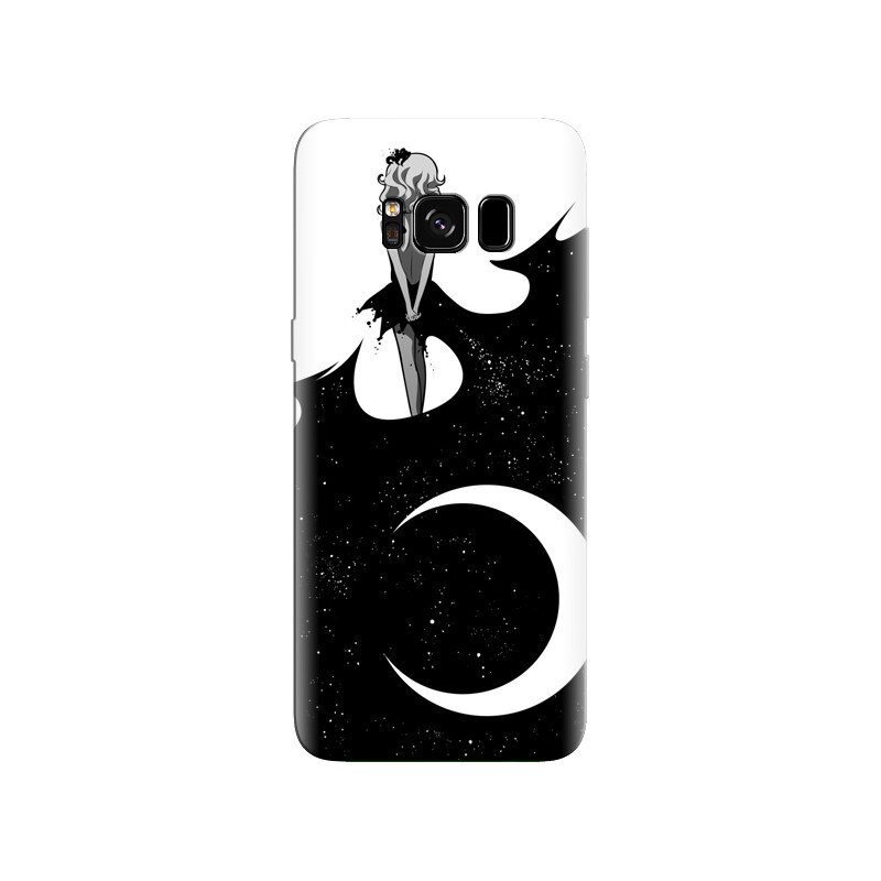 Husa Samsung S8 Woman Back Night Stars Moon