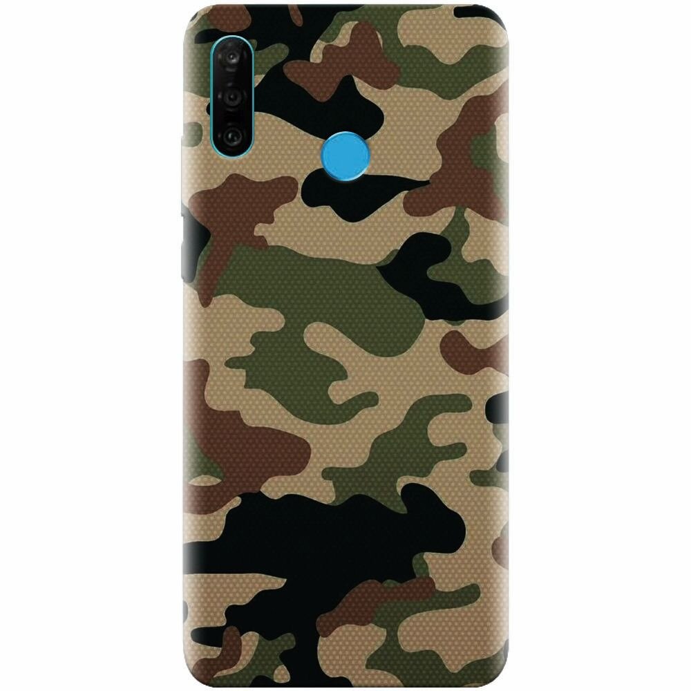 Husa silicon pentru Huawei P30 Lite, Camuflaj