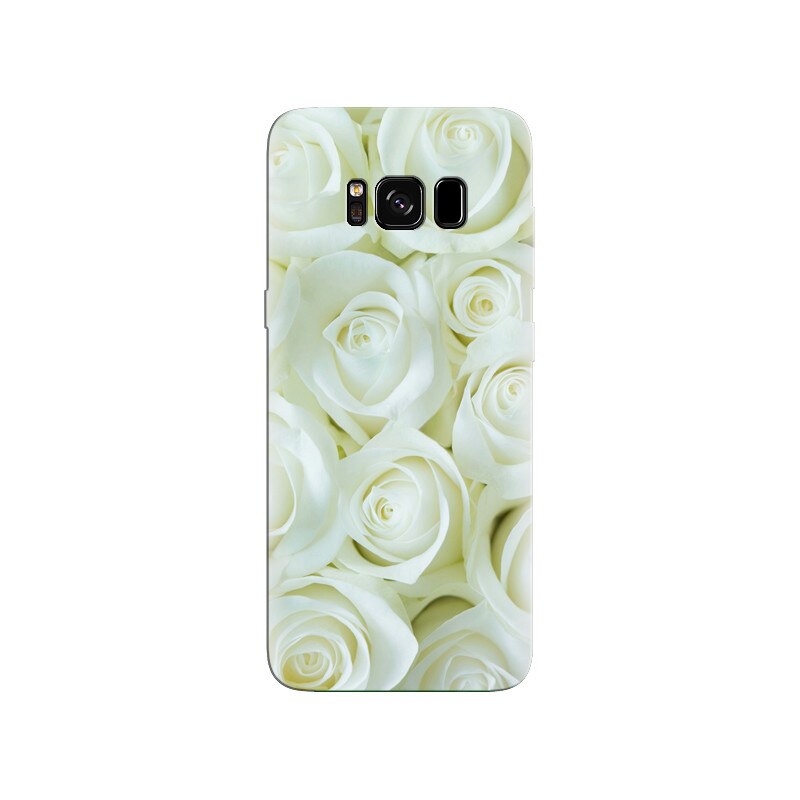 Husa Samsung S8 White Flower 004