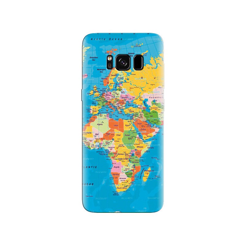 Husa Samsung S8 Plus World Map