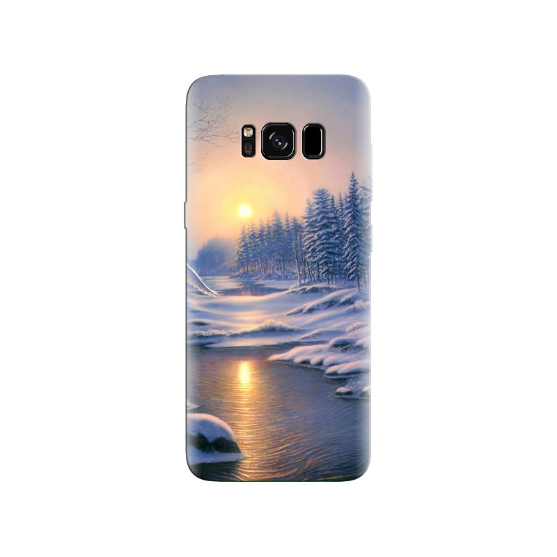 Husa Samsung S8 Plus Winter Landscape Painting Scenery