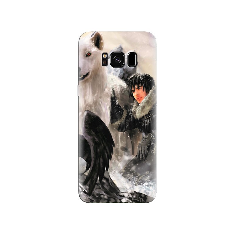Husa Samsung S8 Plus Wolf Man Snow Fall Storm Fantasy