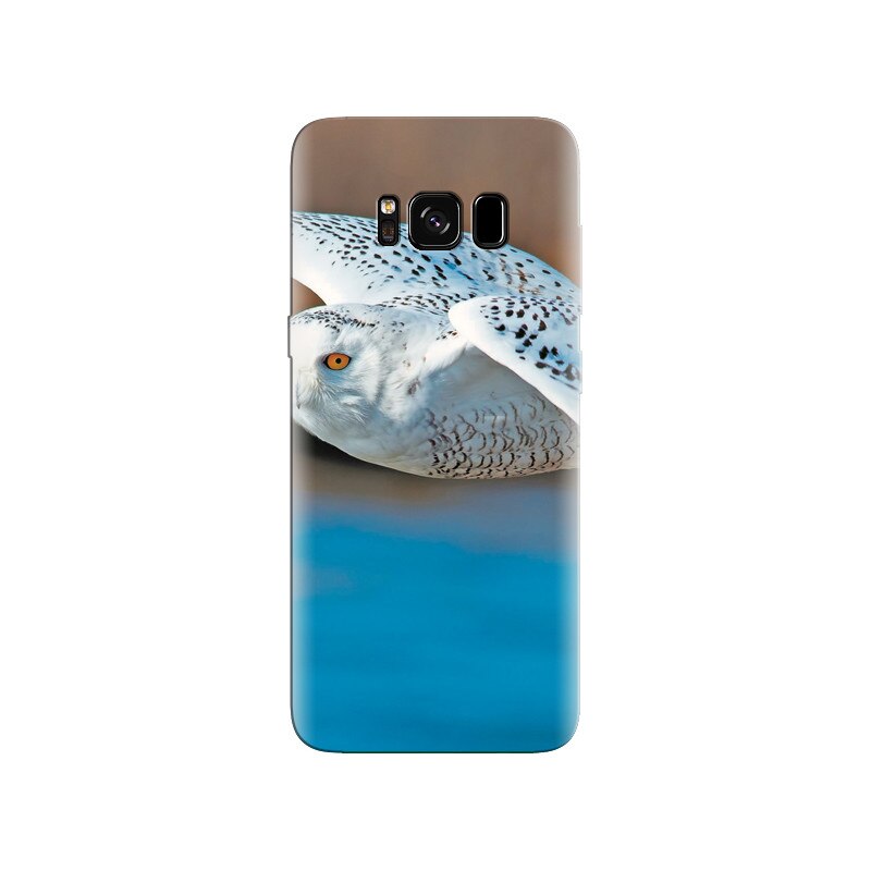 Husa Samsung S8 White Owl Bird Hd