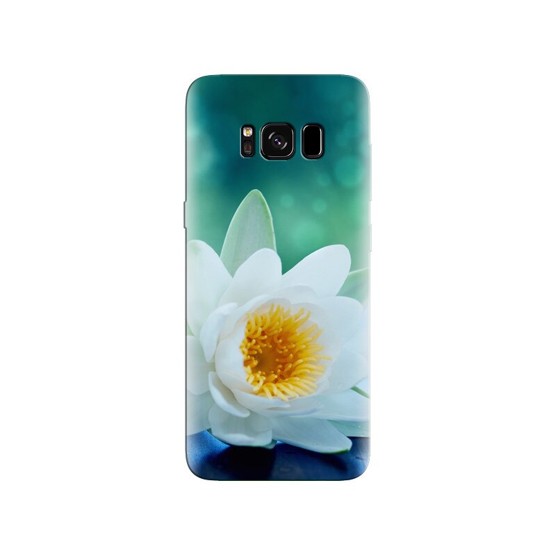 Husa Samsung S8 White Lotus Flower