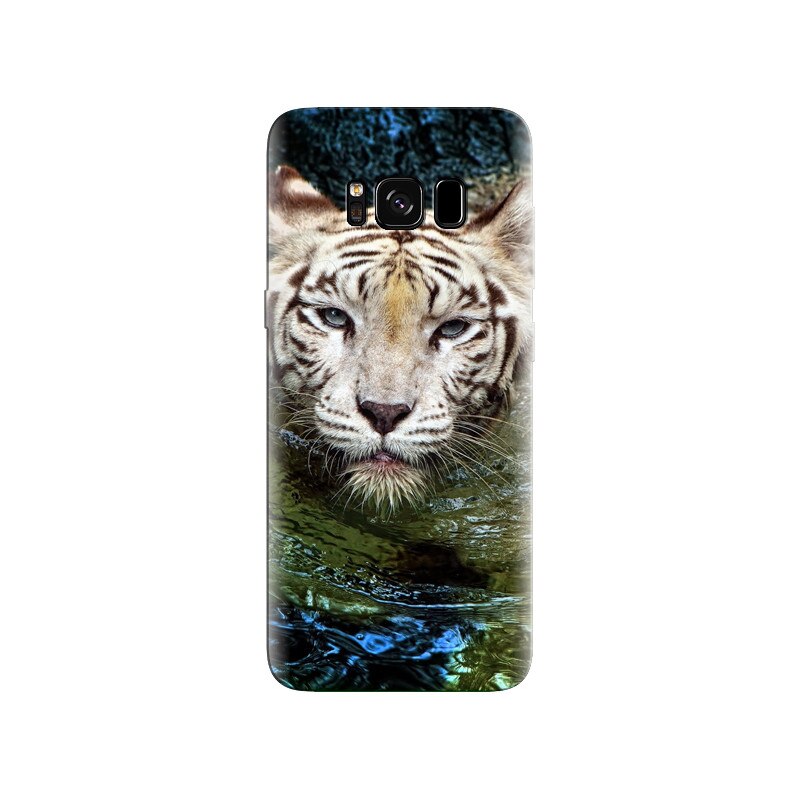 Husa Samsung S8 Plus White Tiger Swimming