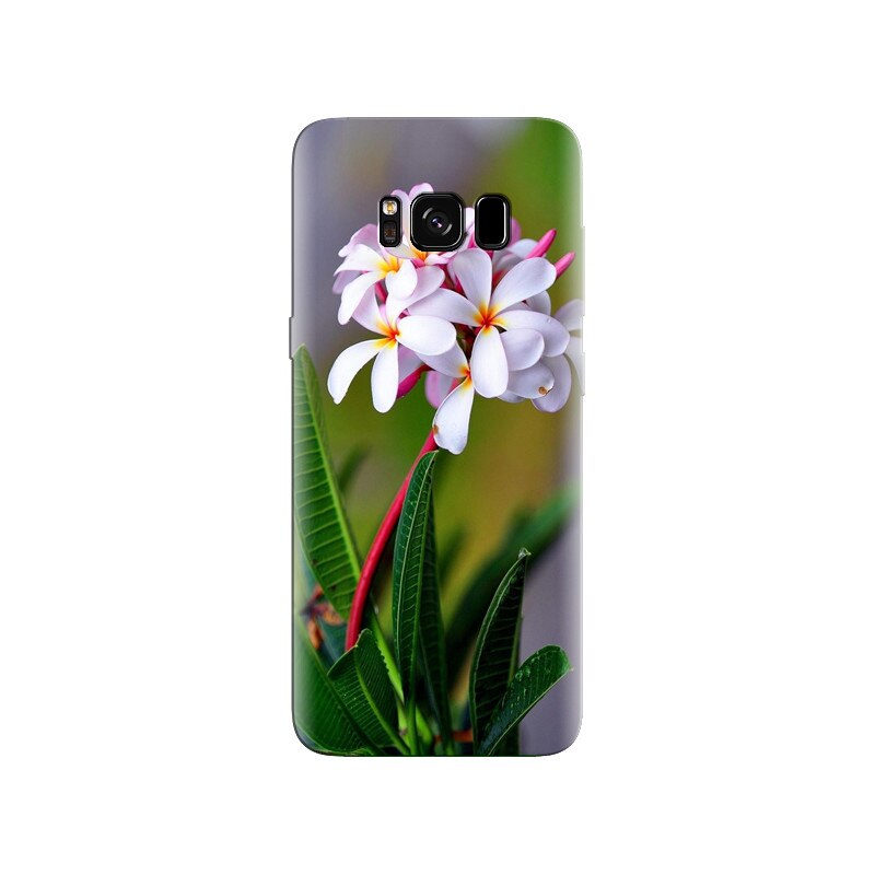 Husa Samsung S8 White Flower 001