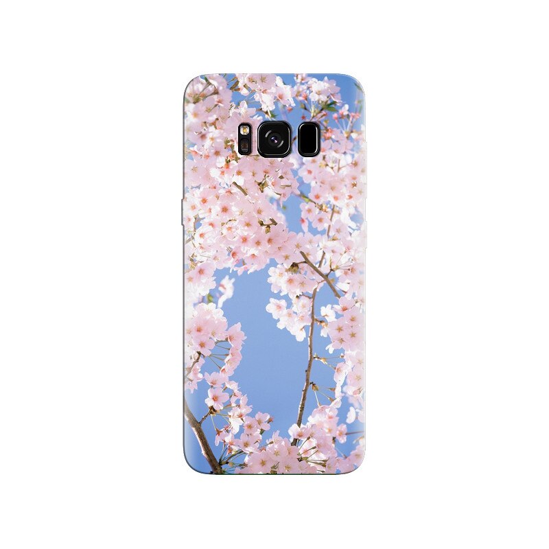 Husa Samsung S8 White Flower 2