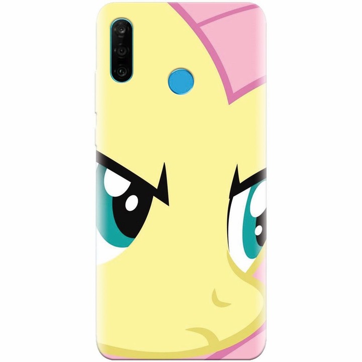 Силиконов кейс за Huawei P30 Lite, Close Up Fluttershy My Little Pony Friendship Is Magic
