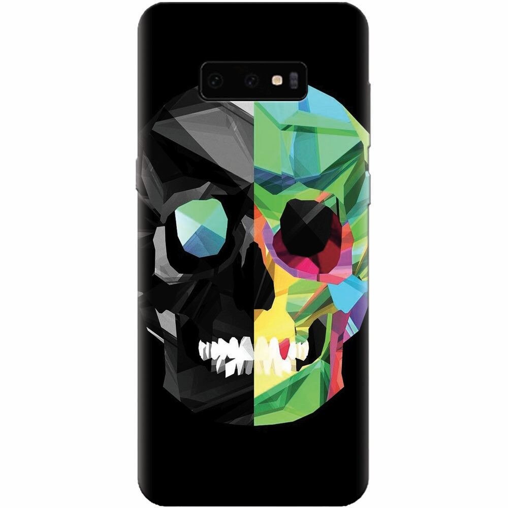 Husa silicon pentru Samsung Galaxy S10 Lite, Colorful Skull