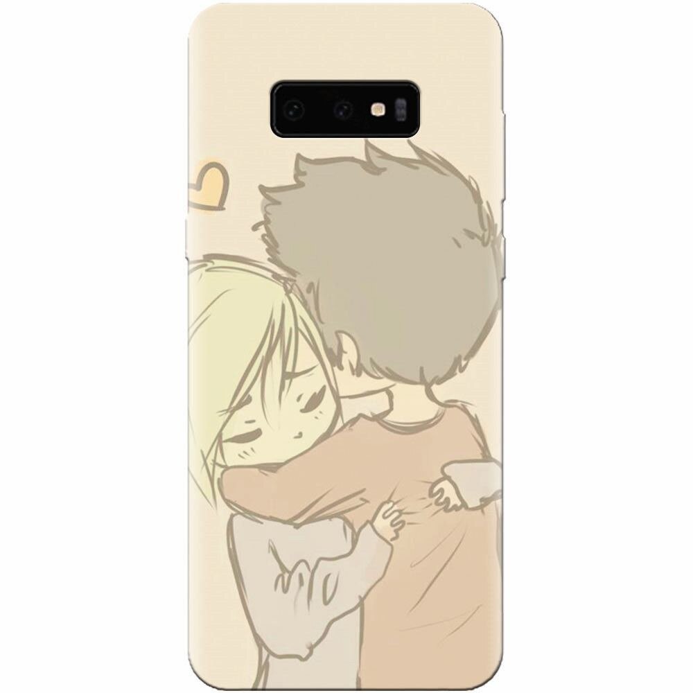 Husa silicon pentru Samsung Galaxy S10 Lite, Couple Hug