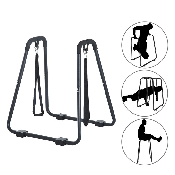 Suport pentru biceps, triceps, muschi abdominali si piept, A91-052BK