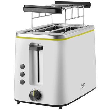 Prajitor de paine Beko Foodster TAM4321W, 800W, 3 functii, 7 trepte de prajire, Alb Prajitor de paine Beko Foodster TAM4321W, 800W, 3 functii, 7 trepte de prajire, Alb