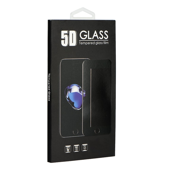 Стъклен протектор за целият екран 5D glass за Xiaomi Mi 9 5D Full Glue, черна рамка