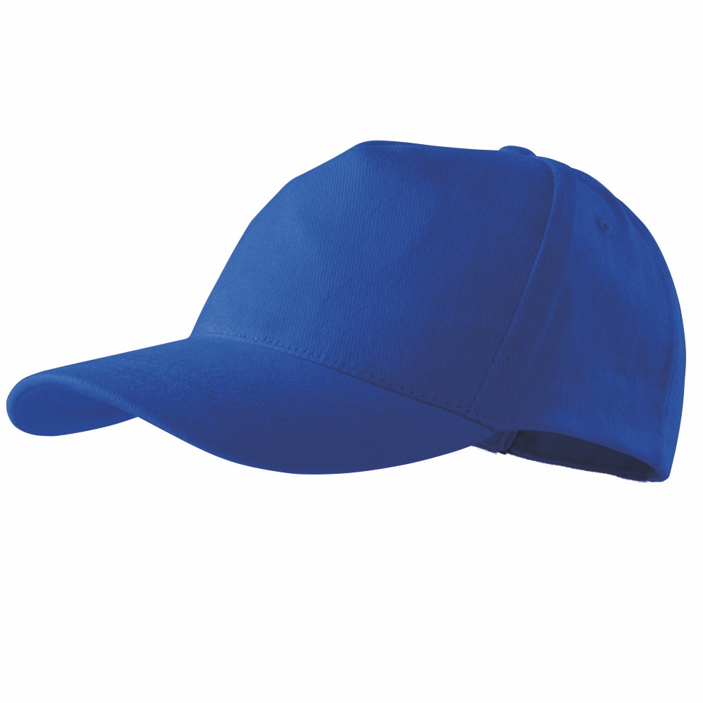 Sapca pentru adulti 5P, 100% Bumbac, Albastru