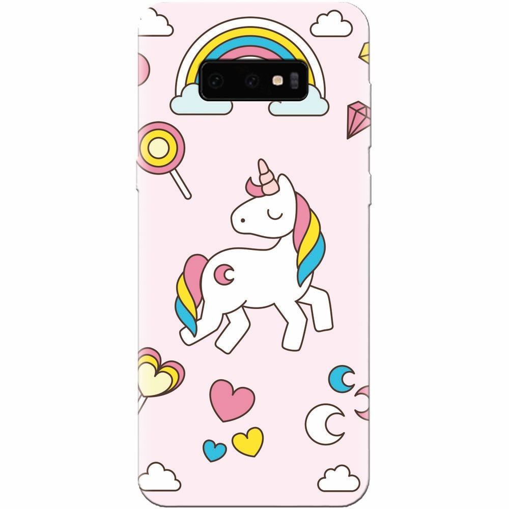 Husa silicon pentru Samsung Galaxy S10 Lite, Cute Unicorn