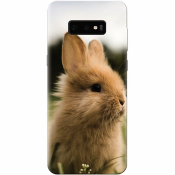 Husa silicon pentru Samsung Galaxy S10 Lite, Cute Rabbit In Grass Husa silicon pentru Samsung Galaxy S10 Lite, Cute Rabbit In Grass