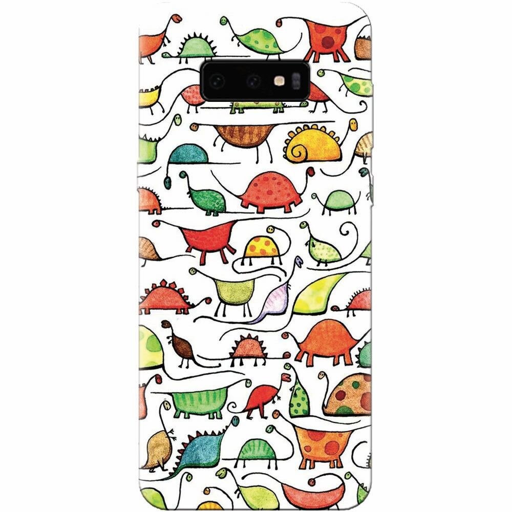 Husa silicon pentru Samsung Galaxy S10 Lite, Dino