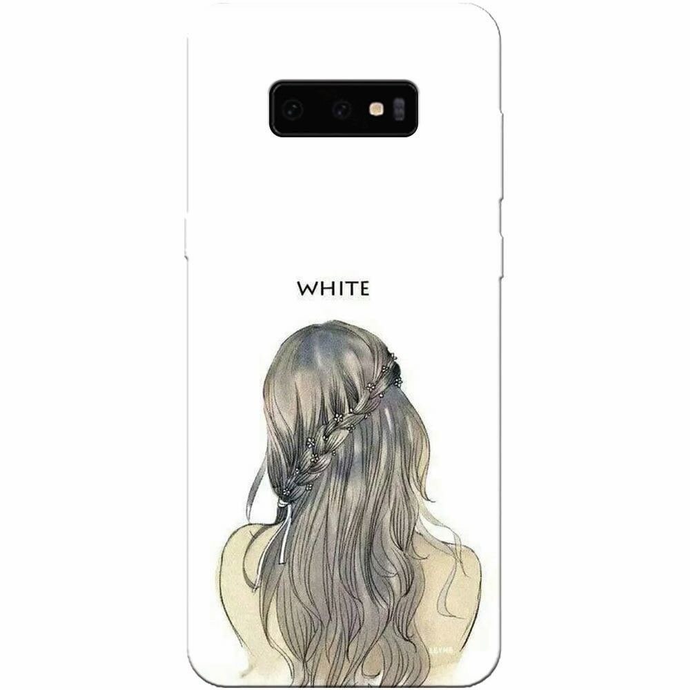 Husa silicon pentru Samsung Galaxy S10 Lite, White