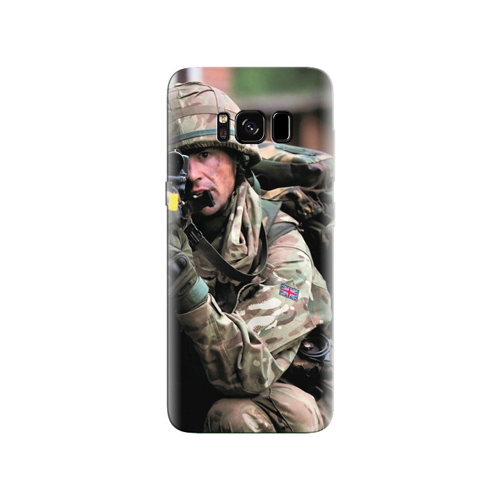 Силиконов калъф, съвместим с модел Samsung Galaxy S8 Plus - Army Man Of Military High Quality