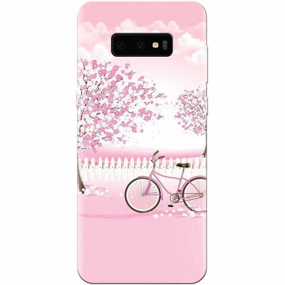 Husa silicon pentru Samsung Galaxy S10 Lite, Pink Spring