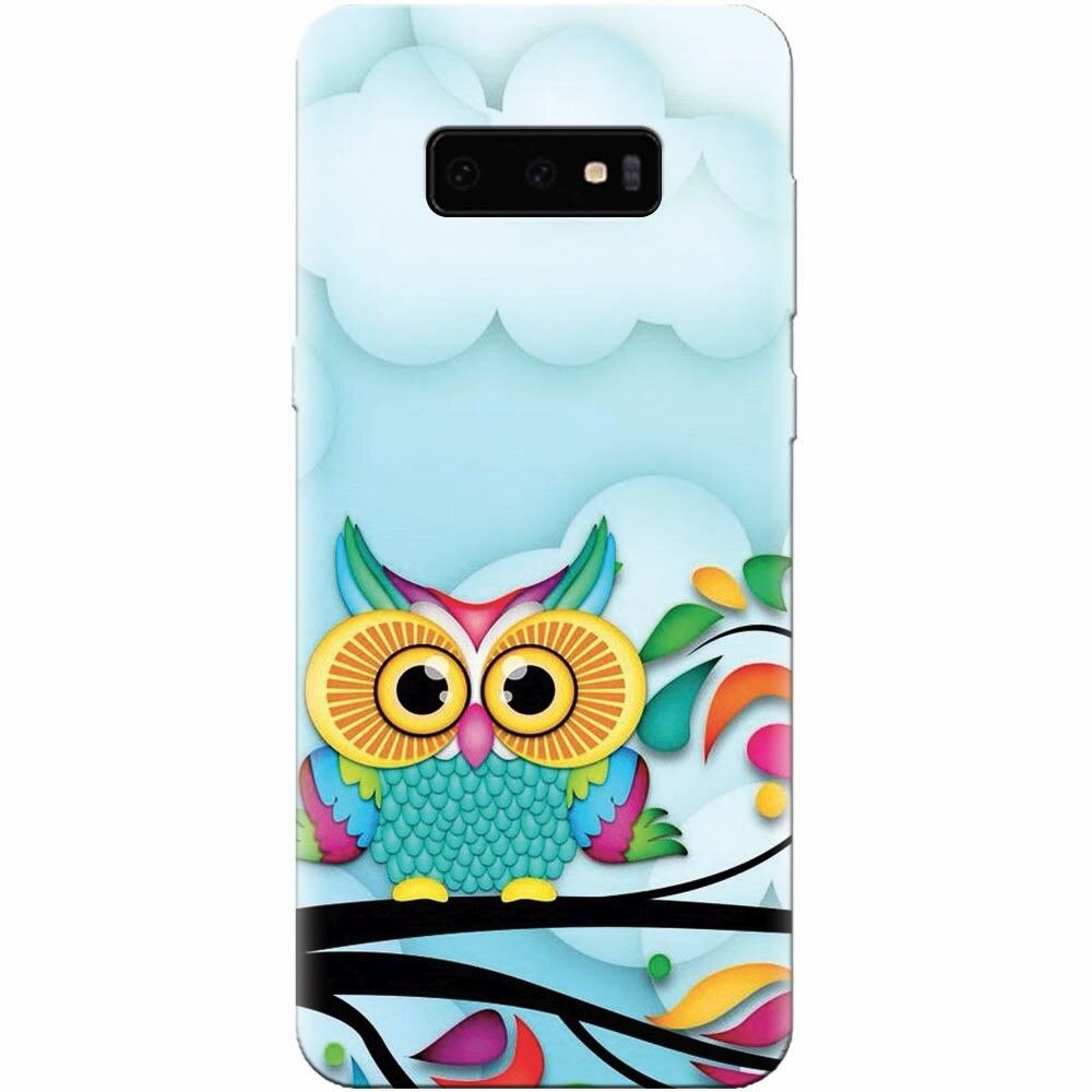 Husa silicon pentru Samsung Galaxy S10 Lite, Owl 102