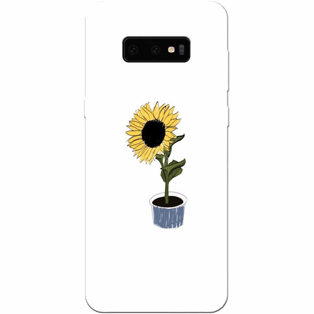 Husa silicon pentru Samsung Galaxy S10 Lite, Sun Flower