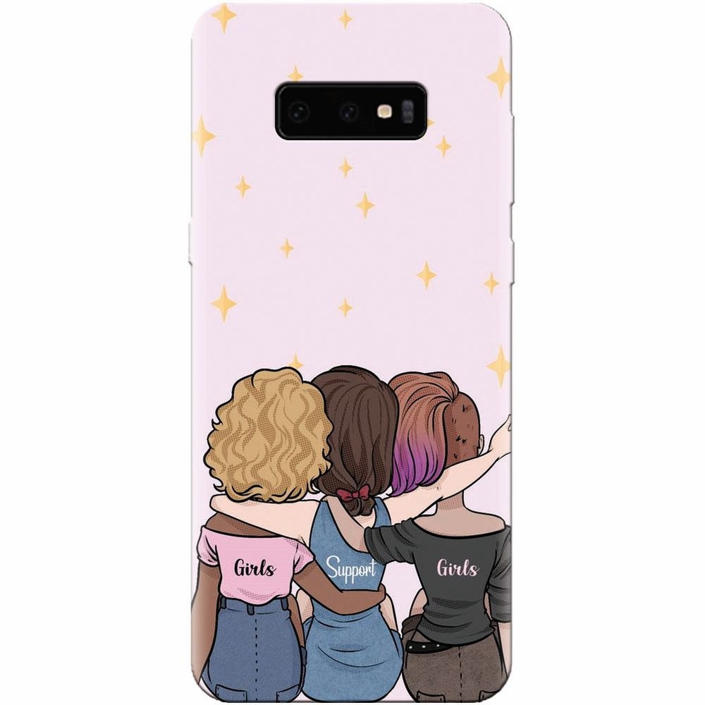 Husa silicon pentru Samsung Galaxy S10 Lite, Girls Support Girls