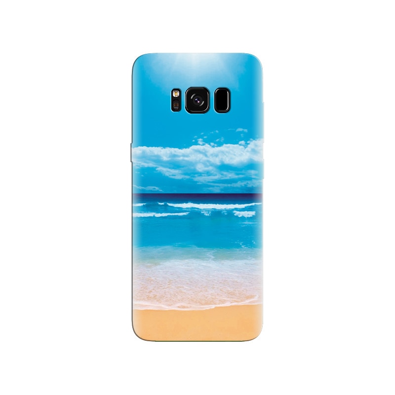 Husa Samsung S8 Beautiful Blue Sky And Sea Beach