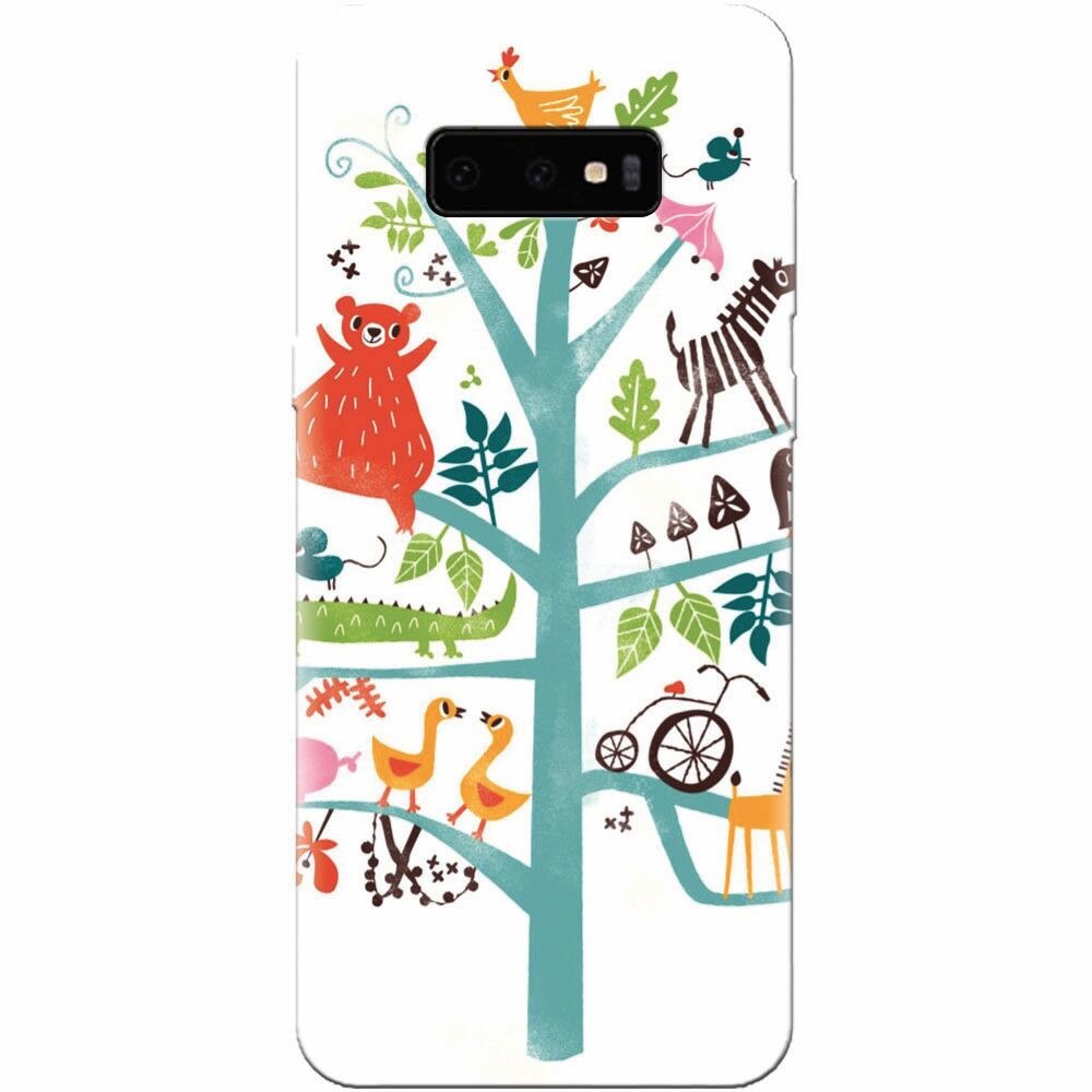 Husa silicon pentru Samsung Galaxy S10 Lite, Tree
