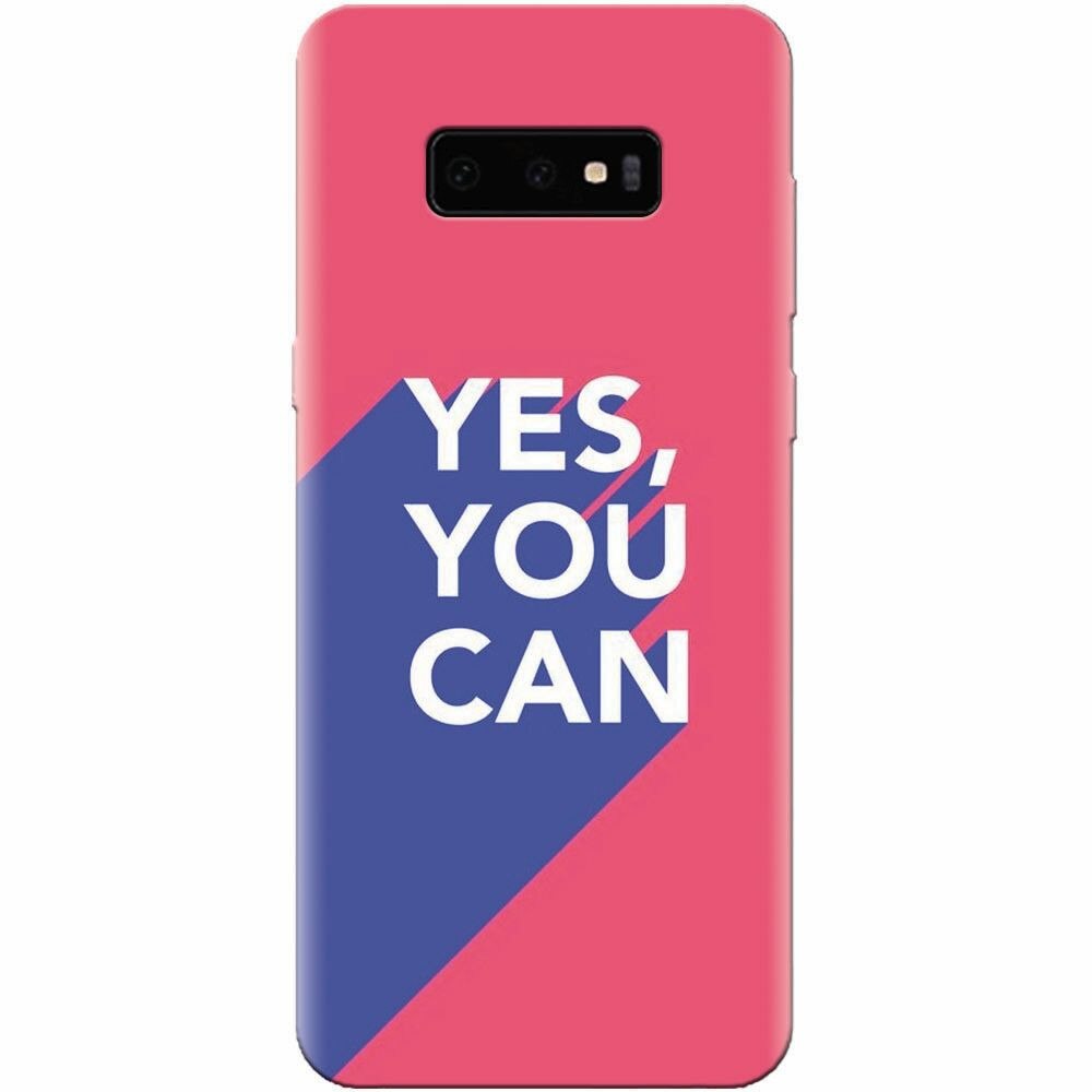 Husa silicon pentru Samsung Galaxy S10 Lite, Yes You Can