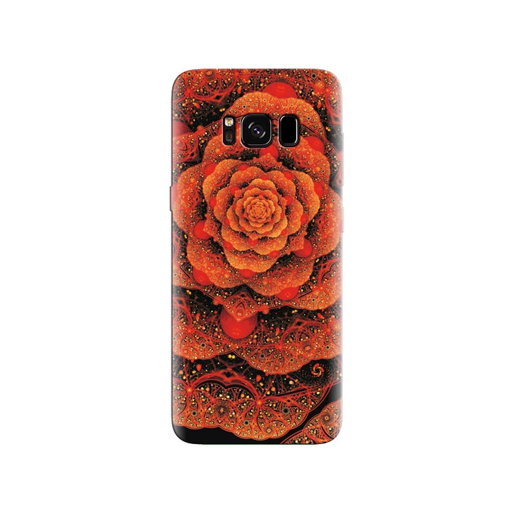 Силиконов калъф, съвместим с модел Samsung Galaxy S8 Plus - Beautiful Flower Abstract High Quality