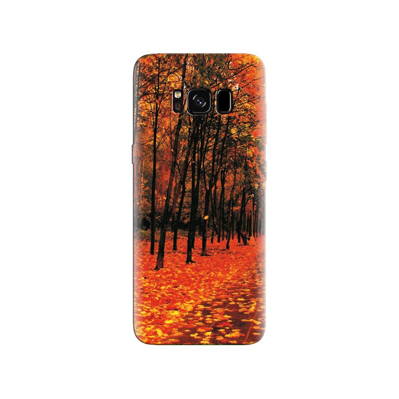 Husa Samsung S8 Autumn Avenue Orange Tree Nature