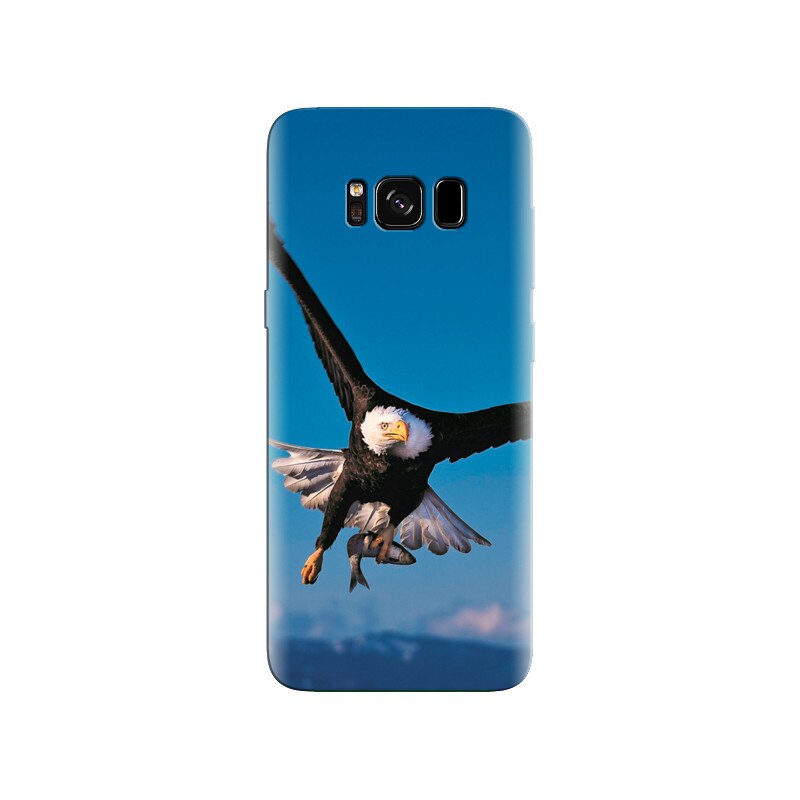 Husa Samsung S8 Beautiful Bird Eagle Fly High In Sky Background