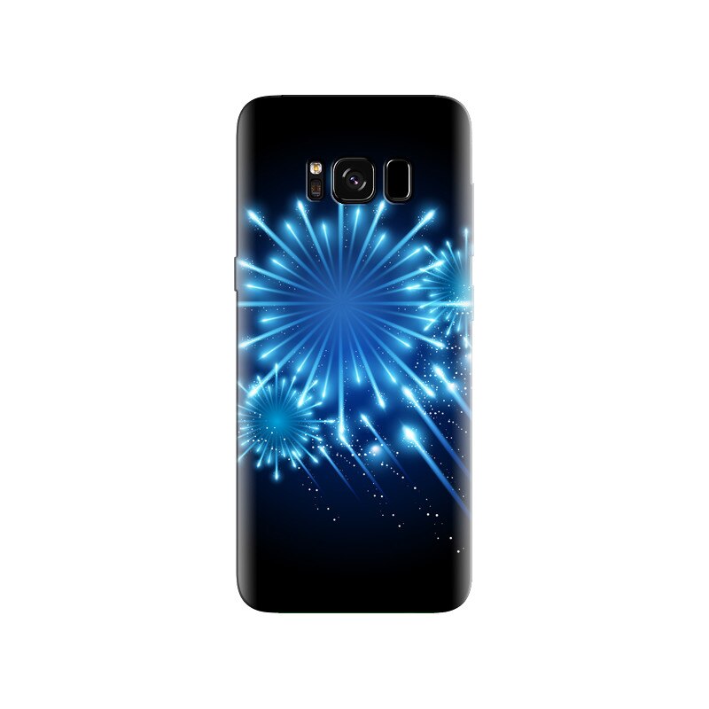 Husa Samsung S8 Plus Blue Fireworks