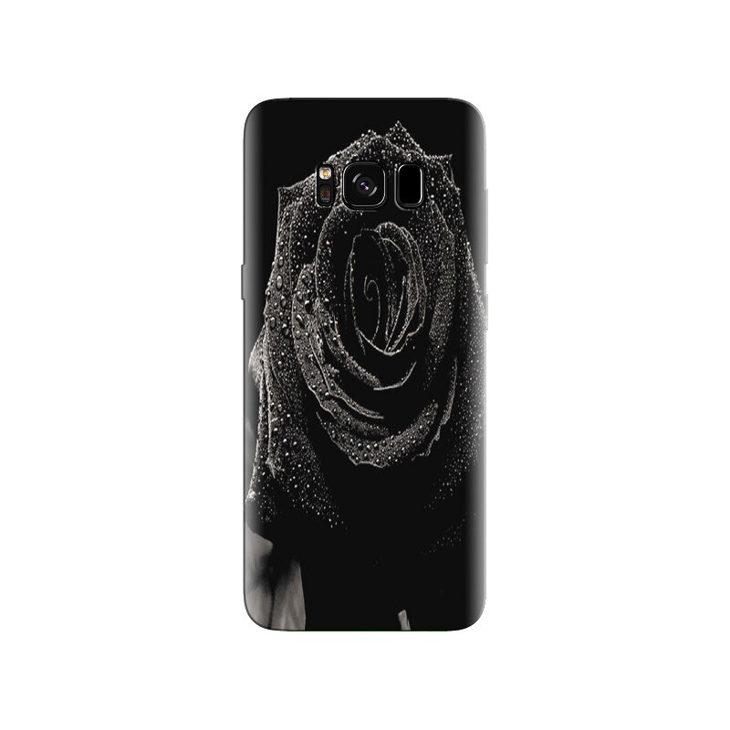 Husa Samsung S8 Plus Black Rose Nature Flowers