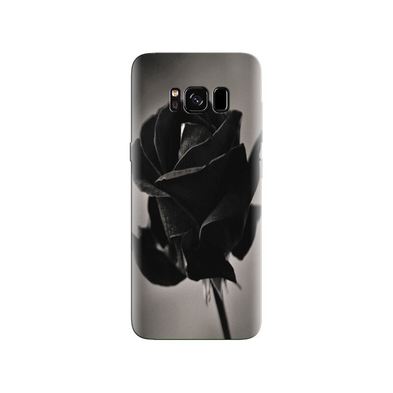 Husa Samsung S8 Black Rose Flower Images