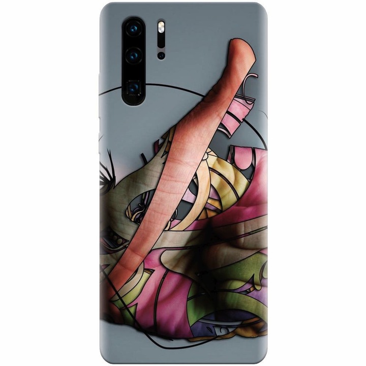 Силиконов кейс за Huawei P30 Pro, Abstract Minimalistic Hands