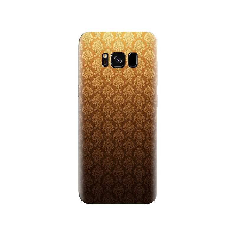 Husa Samsung S8 Brown Orange Texture Patterns