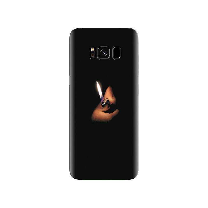 Husa Samsung S8 Black With Lighter