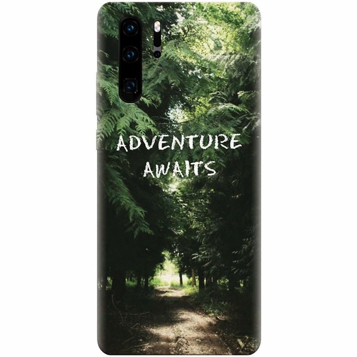 Szilikon tok Huawei P30 Pro-hoz, Adventure Awaits Forest