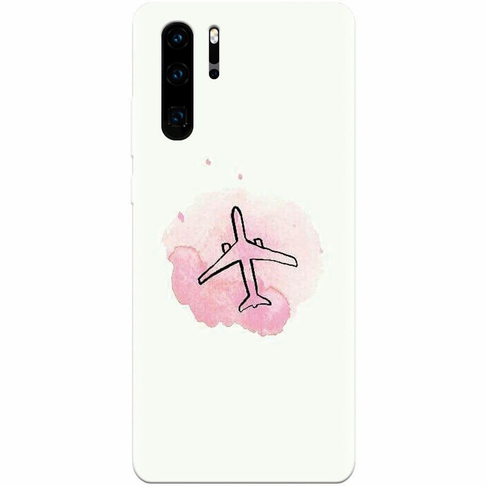 Husa silicon pentru Huawei P30 Pro, Airplain