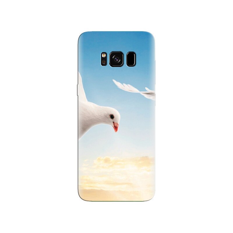 Husa Samsung S8 Plus Cute And Beautiful White Dove Fly High In Sky