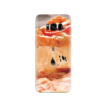 Husa Samsung S8 Crunchy Cheese Pizza Food Husa Samsung S8 Crunchy Cheese Pizza Food