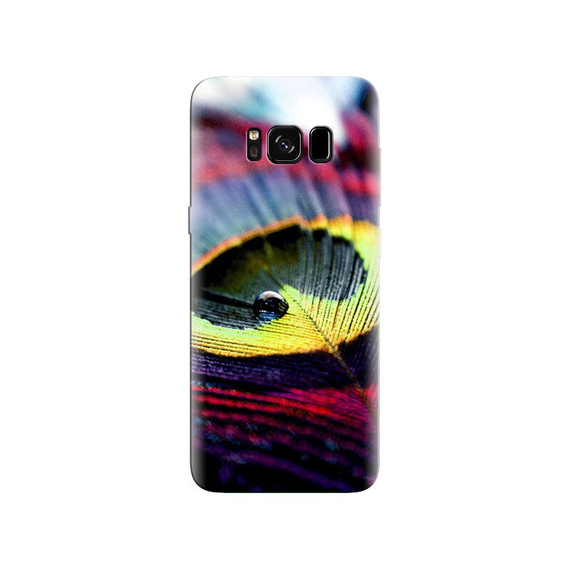 Husa Samsung S8 Plus Colorful Peacock Feather Macro