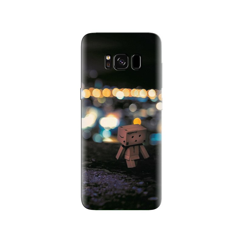 Husa Samsung S8 Danbo Walking At City Lights Hd