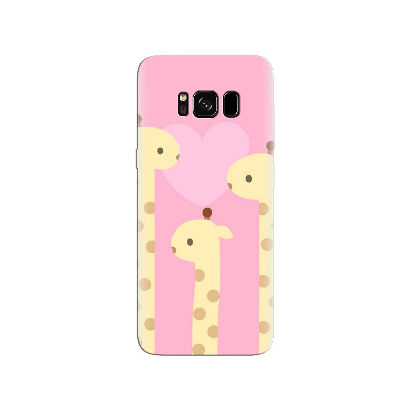 Husa Samsung S8 Plus Cute Pink Giraffe