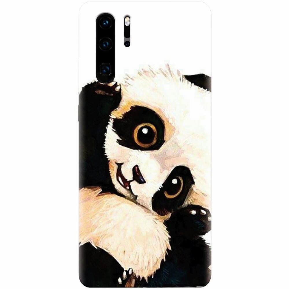 Husa silicon pentru Huawei P30 Pro, Baby Panda 002