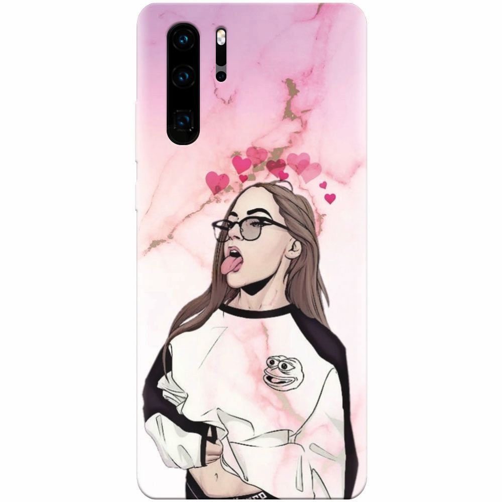 Husa silicon pentru Huawei P30 Pro, Bad Girl