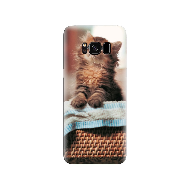 Husa Samsung S8 Cute Brown Kitten